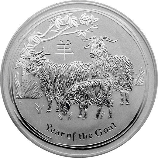 Perth Mint 1oz mince lunární série II - rok kozy 2015