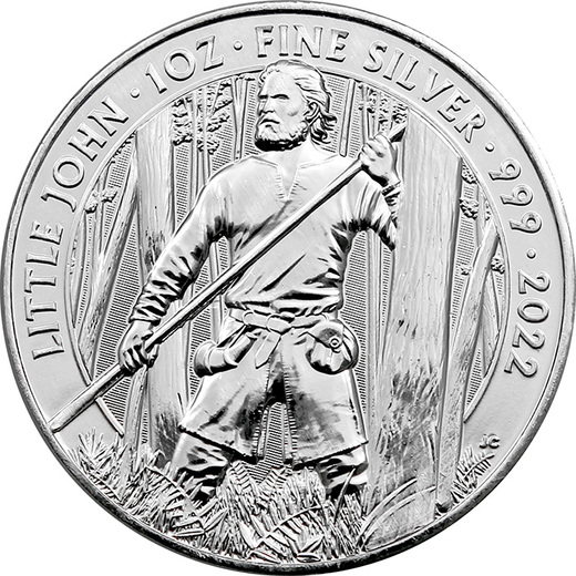 Mýty a legendy STŘÍBRNÁ MINCE 1 OZ little John 2022