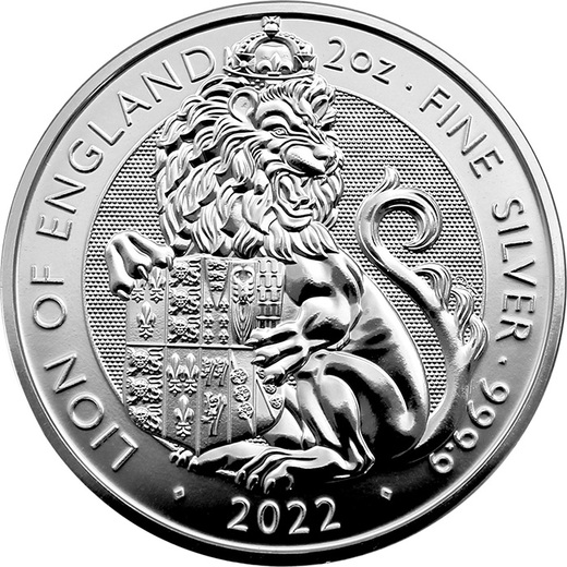 The Royal Tudor Beasts - The Lion 2 Oz 2022