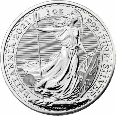 British Royal Mint Stříbrná mince Britannia 1 oz 2021