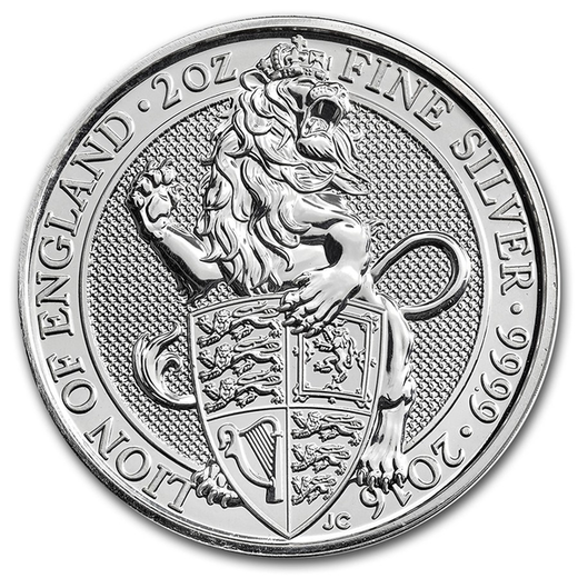 The Queen's Beasts – 2oz Lion of England 2016