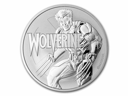 STŘÍBRNÁ MINCE 1 OZ WOLVERINE™ (MARVEL©) 2021 - (9.)