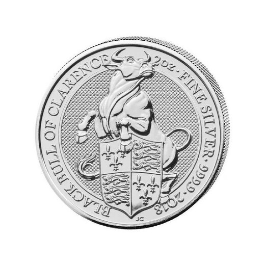 The Queen's Beasts – 2oz Black Bull of Clarence 2018