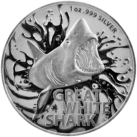 AUSTRALIA'S MOST DANGEROUS - GREAT WHITE SHARK 1oz 2021