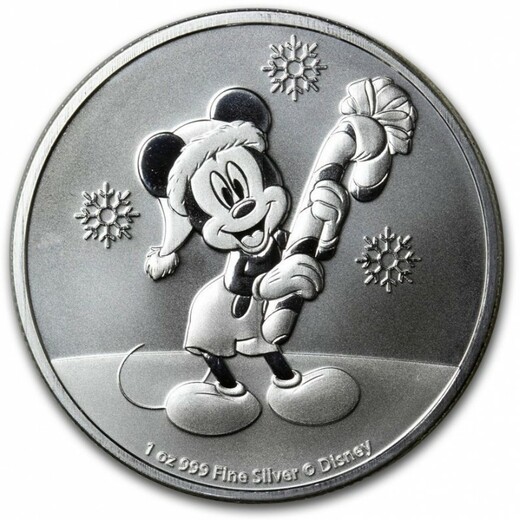 Vánoční Mince Mickey Mouse