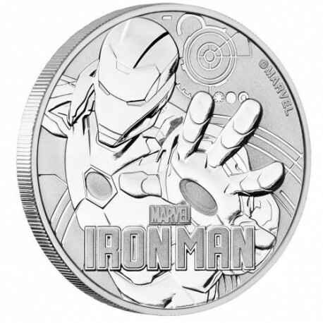 IRON MAN 1 uncová mince Perth Mint 2020
