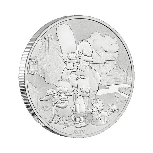 STŘÍBRNÁ MINCE 1 OZ THE SIMPSONS™ - SIMPSONS™ FAMILY 2021
