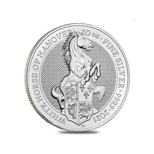 The Queen's Beasts – 10oz White Horse of Hanover 2021