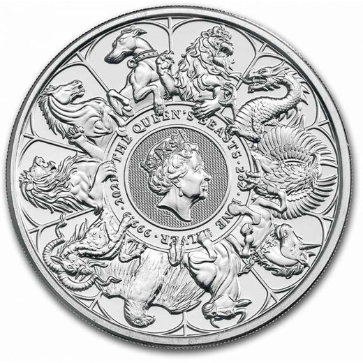 The Queen's Beasts – 2oz Completer coin 2021